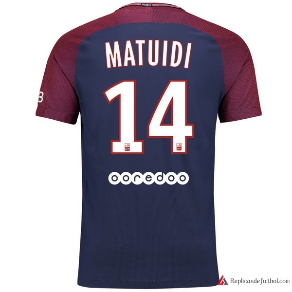 Camiseta Paris Saint Germain Primera equipación Matuidi 2017-2018